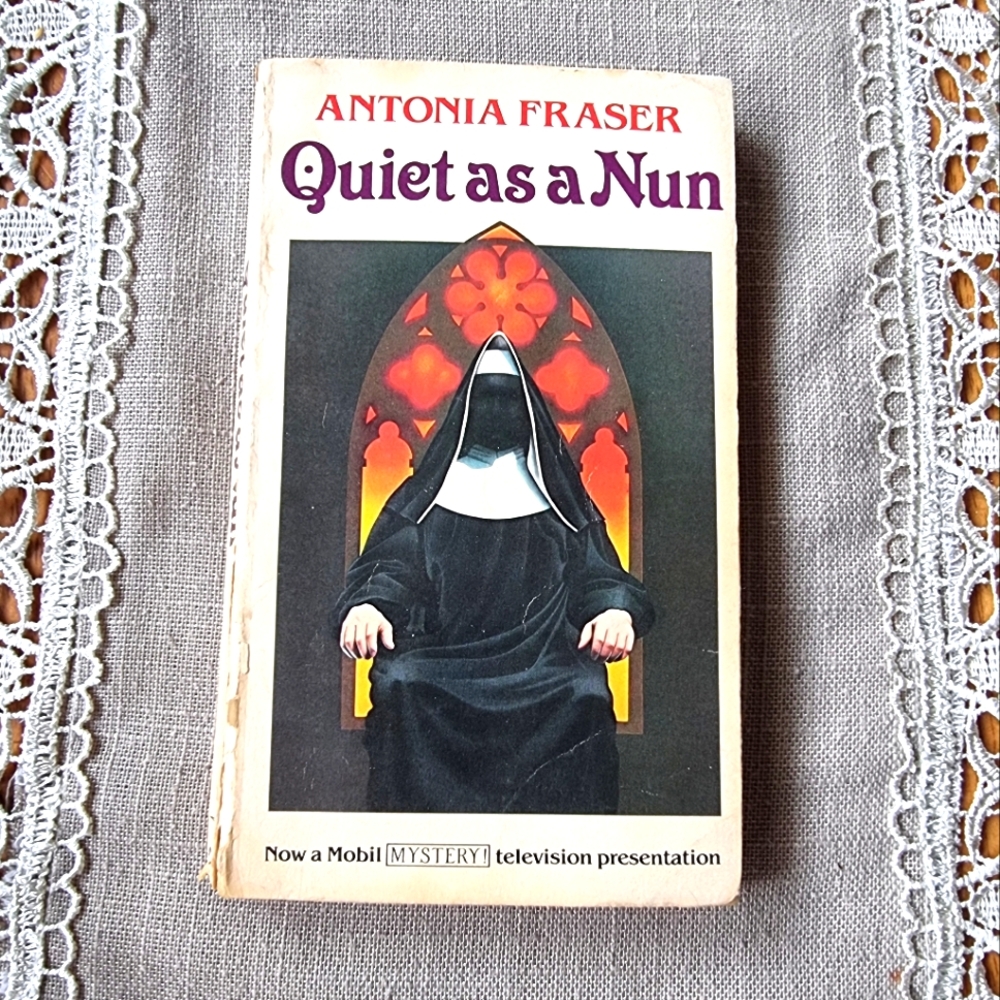 Quiet as a Nun Book by Antonia Fraser Vintage Thriller Paperback